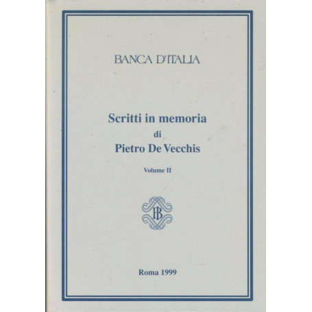 Scritti in memoria di Pietro De Vecchis. 2 volumi