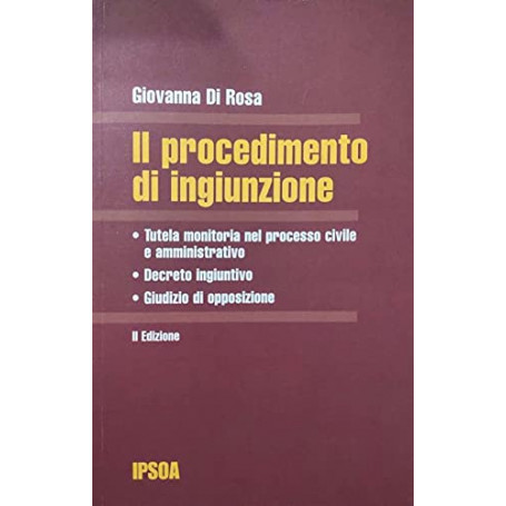 Il procedimento di ingiunzione