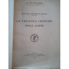 Le velocità  critiche degli alberi