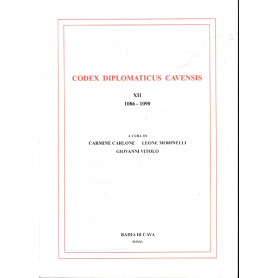 Codex Diplomaticus Cavensis XII 1086-1090Librisaggi