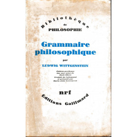 Grammaire philosophique