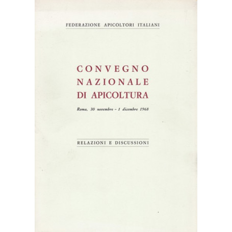 Convegno Nazionale di Apicoltura (Roma