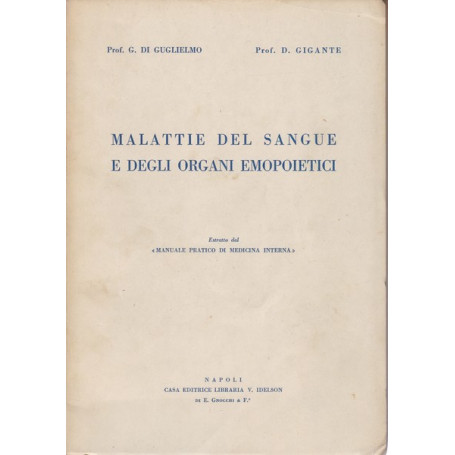 Malattie del sangue e degli organi emopoietici