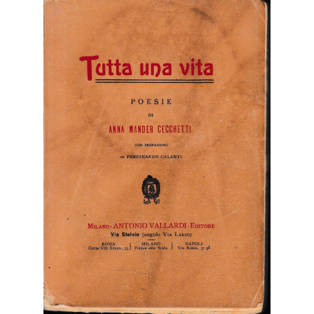 Tutta una vita. Poesie