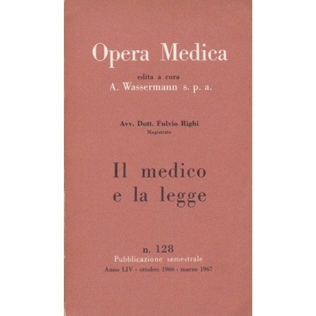 Il medico e le legge