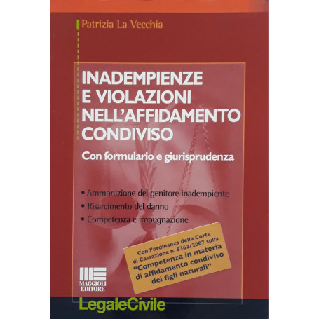 Inadempienze e violazioni nell'affidamento condiviso. Con formulario e giurisprudenza