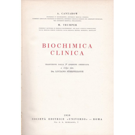 Biochimica clinica