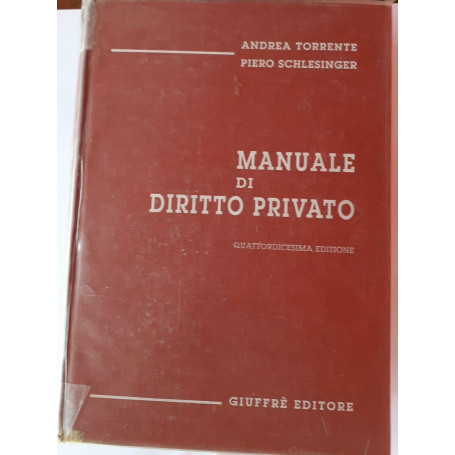 Manuale di diritto privato