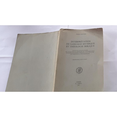Interpretation du langage mythique et theologie biblique