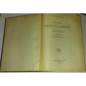 Dizionario della lingua latina. Volume secondo italiano-latino