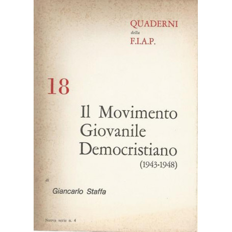 IL MOVIMENTO GIOVANILE DEMOCRISTIANO