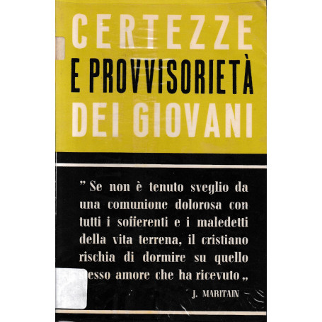 Certezza e provvisorietà dei giovani