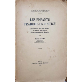 Les enfants traduits en justice