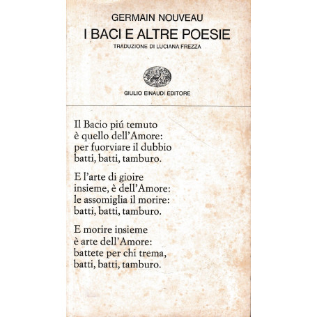 I baci e altre poesie. Testo Francese a fronte