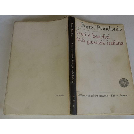 Costi e benefici della giustizia italiana