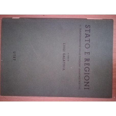 Stato e regioni