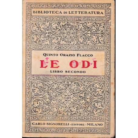 Le odi  libro secondo