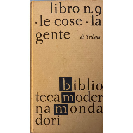 Libro 9 : le cose - la gente