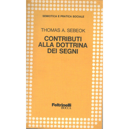 Contributi alla dottrina dei segni