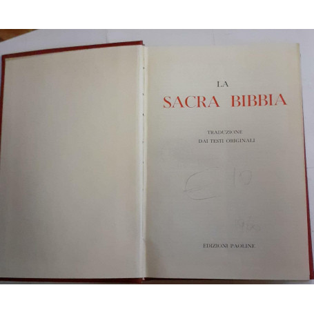 La Sacra Bibbia