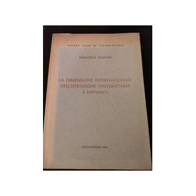 La dimensione internazionale dell'istruzione universitaria a distanza