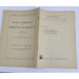 Qualche riflessione sul diritto amministrativo e sui compiti dei giuristi