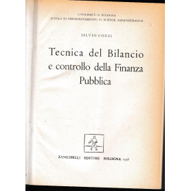 Tecnica del Bilancio e controllo della Finanza Pubblica