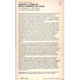 Miseria e nobiltà  della ricerca in Italia. Le fondazioni e gli istituti di studi economico-sociali