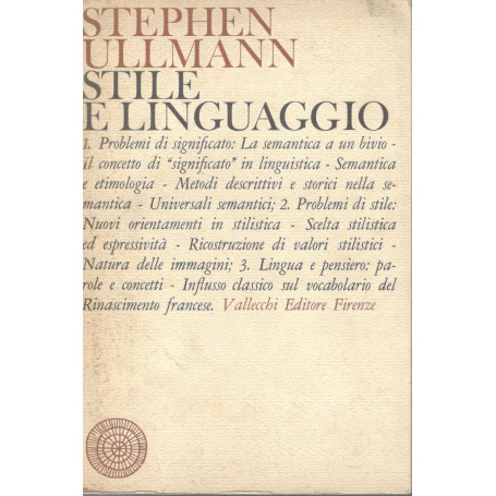 Stile e linguaggio
