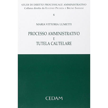 Processo amministrativo e tutela cautelare