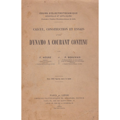 Dynamo a courant continu
