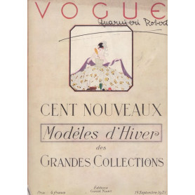 Vogue. Cent nouveaux Modéles d'Hiver des Grandes Collections. 15 Settembre 1921.