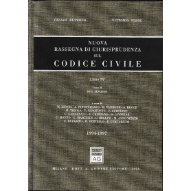 Nuova rassegna di giurisprudenza sul Codice civile libro4/ tomo 2. Aggiornamento 1994-1997 (Artt. 1470-2059)