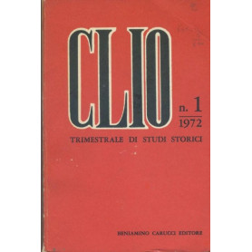 Clio. N.1 1972. Trimestrale di studi storici