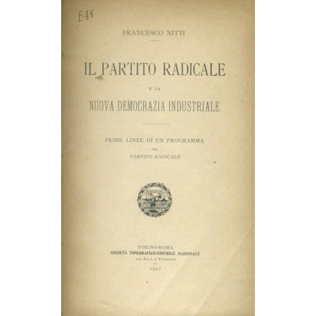 Il partito radicale e la nuova democrazia industriale