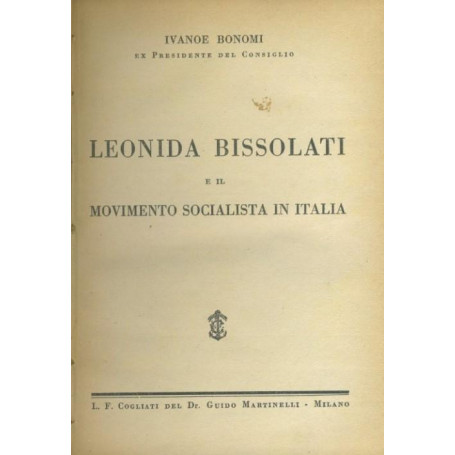 Leonida Bissolati e il movimento socialista in Italia