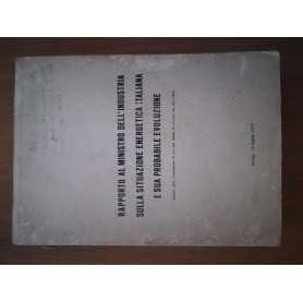Rapporto al Ministro dell'industria sulla situazione energetica italiana e la sua probabile evoluzione
