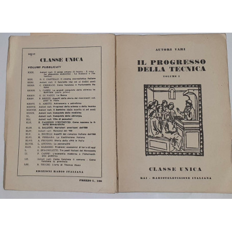 Il progresso della tecnica. Volume 1