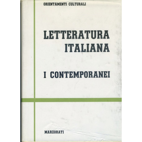 Letteratura italiana. I contemporanei. 6 volumi