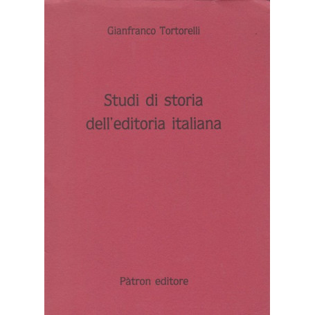 Studi di storia dell'editoria italiana