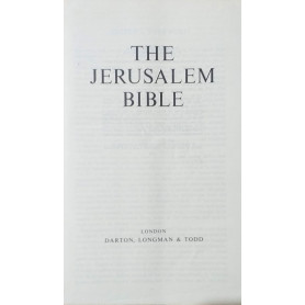 the new jerusalem bible