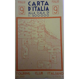 Carta d'Italia alla scala di 1:500000