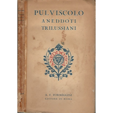 PULVISCOLO ANEDDOTI TRILUSSIANI