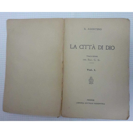 La citta di Dio. Volume I