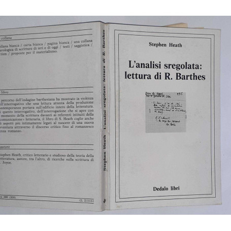 L'analisi sregolata:lettura di R. Barthes