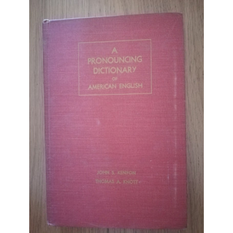 A pronouncing dictionary of american english
