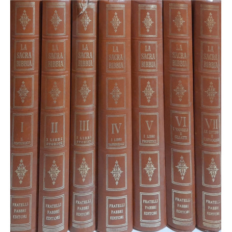 La Sacra Bibbia 7 volumi