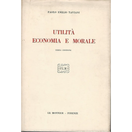 Utilità Economia e Morale