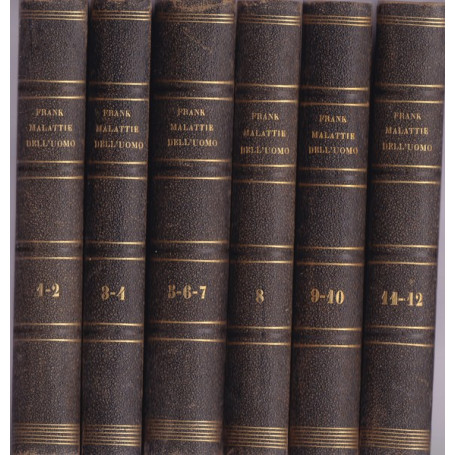 Del metodo di curare le malattie dell'uomo (6 voll.). I. II. III. IV. V. VI.