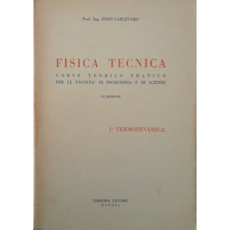 Fisica tecnica: 1° termodinamica